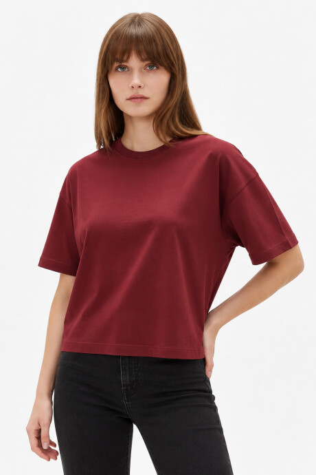 Remera Solisa Bordeaux