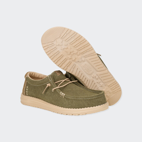 Zapatos Hey Dude Wally Workwear Verde