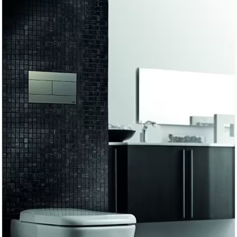 Placa pulsador slim acero inox Oli Placa Pulsador Slim Acero Inox Oli