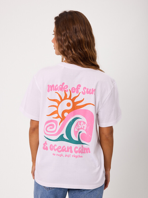 T-SHIRT SOLANAS RUSTY Blanco