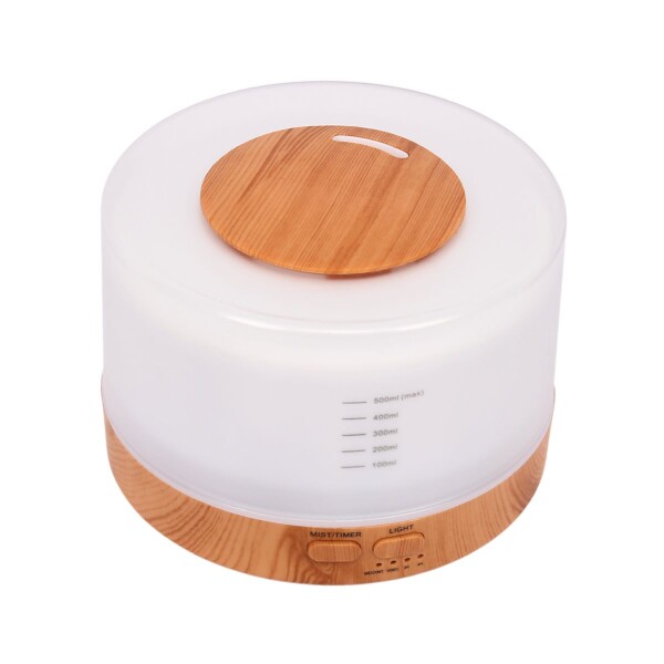 Aromatizador Vaporizador Humidificador Madera Led 500ml Aromatizador Vaporizador Humidificador Madera Led 500ml