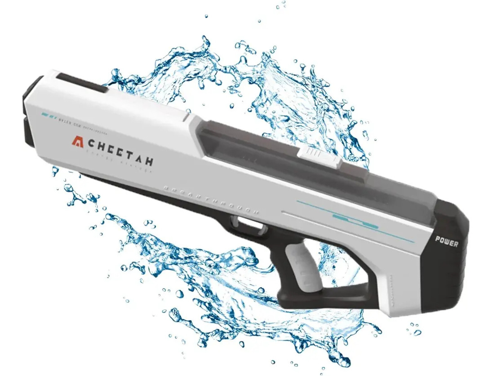 Pistola De Agua Eléctrica Automática a batería - Blanco 
