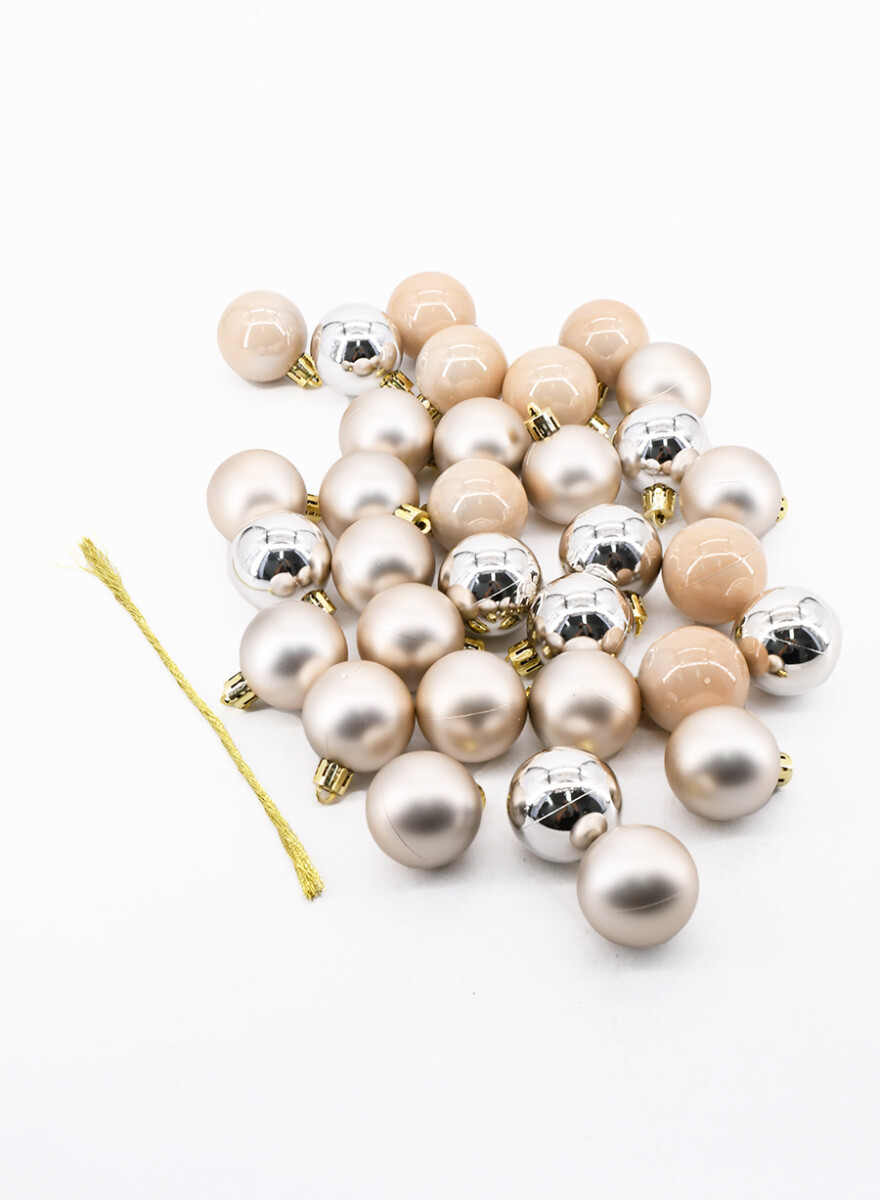 CHIRIMBOLOS SET 32 PCS - DORADO 