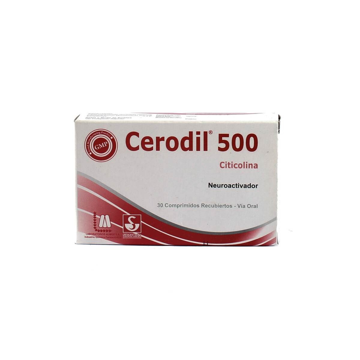 CERODIL 500 MG CJ X 30 COMP. REC. 