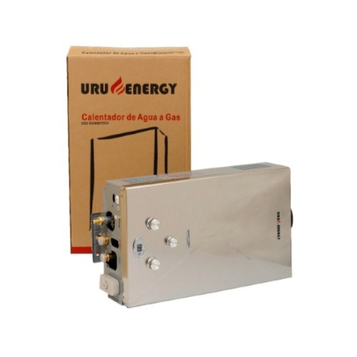 Calentador A Gas 8 Lts Natural Uruenergy(exterior) 
