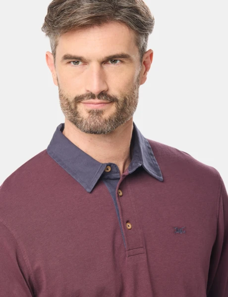 POLO JERSEY LISA Bordo