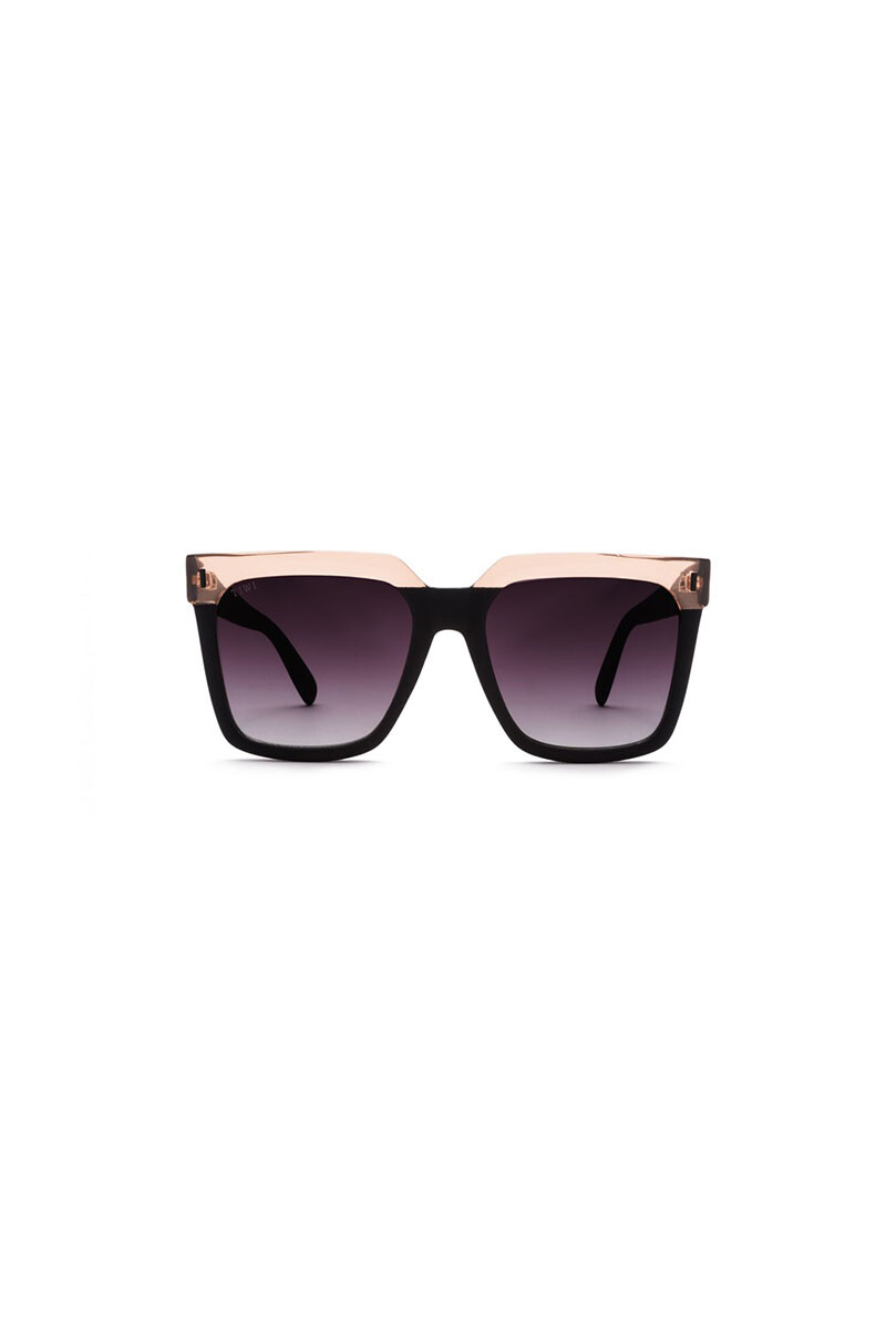 Tiwi Kelly - Bicolor Black / Pink With Burgundy Gradient Lenses 