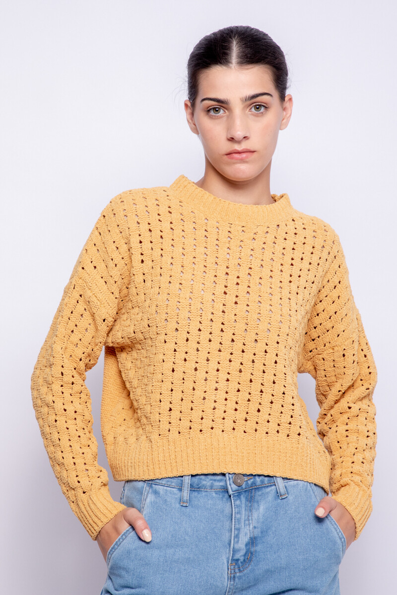 SWEATER MOON Amarillo Oliva