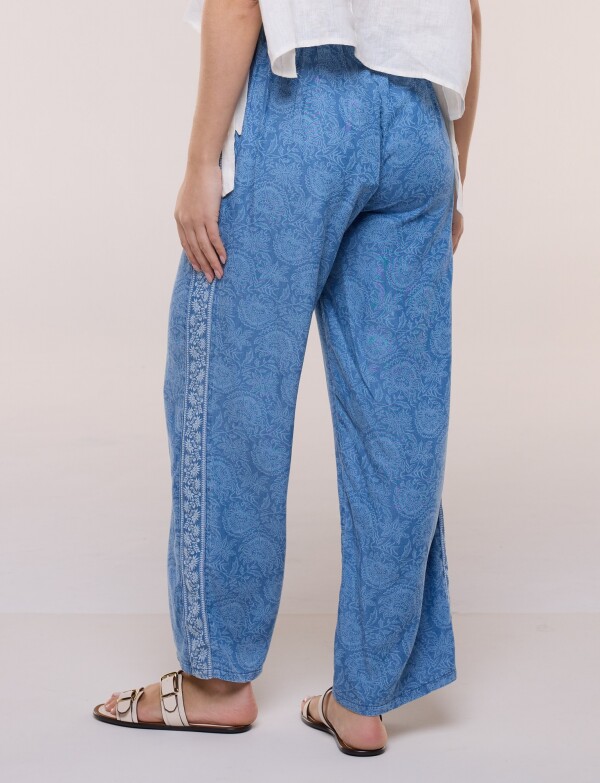 Pantalon Tencel Printed JEAN