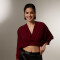 Blusa Wentu Bordeaux Oscuro