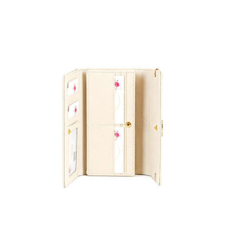 Billetera Coveri Corta Beige
