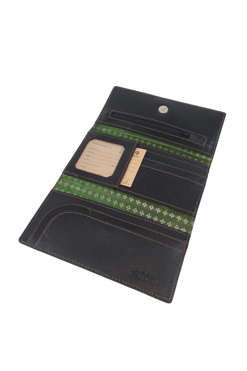 Billetera patchwork 100% cuero opción 1