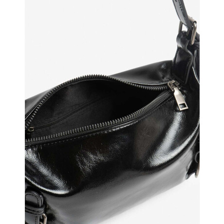 Cartera City Hebillas Negro