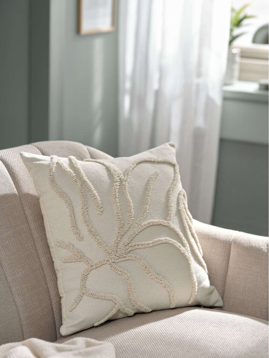 Almohadón SOLBLOM 45x45 beige - Beige 