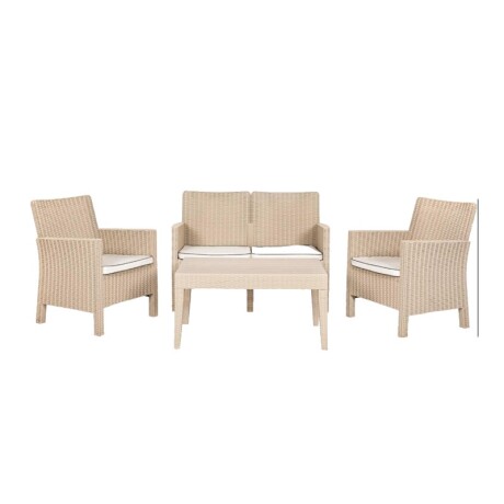 SET 4 PIEZAS EXTERIOR NOVA 2 SEATER LOUNGE BROWN SET 4 PIEZAS EXTERIOR NOVA 2 SEATER LOUNGE BROWN