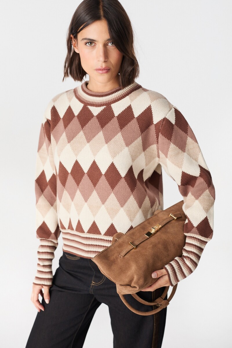 Golden Leather Bag Camel