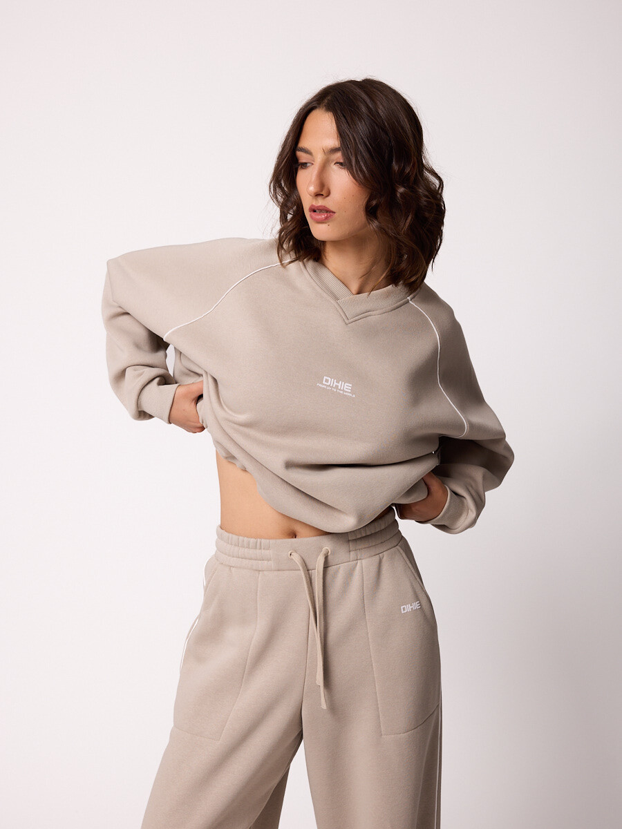 SWEATER ANSFER DIXIE Gris Plata