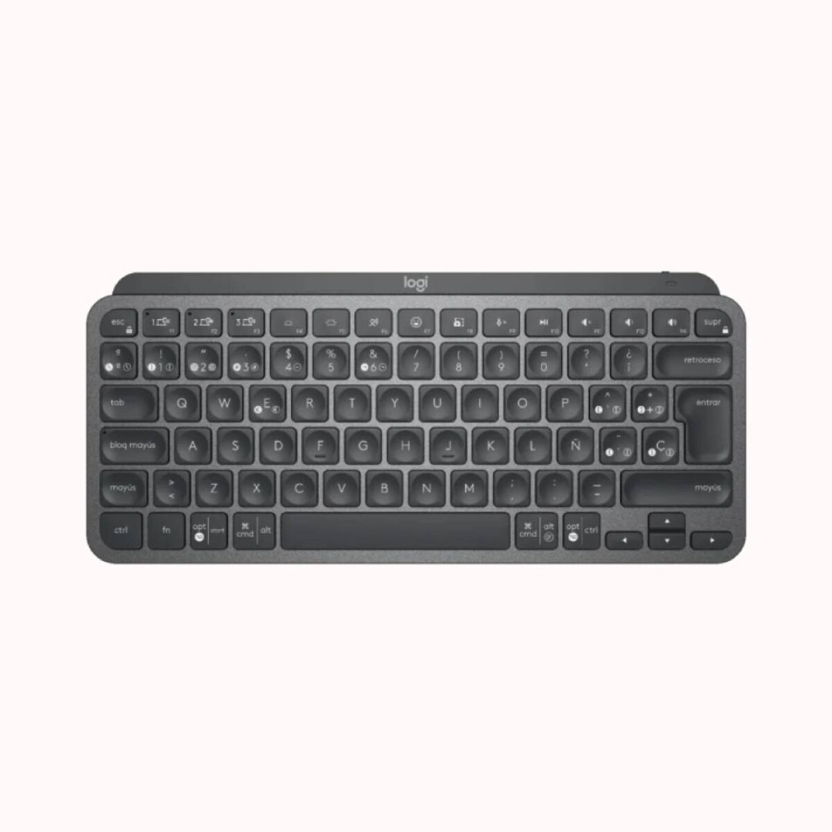 Teclado Logitech Mx Keys Mini Inal+Bt - Negro 