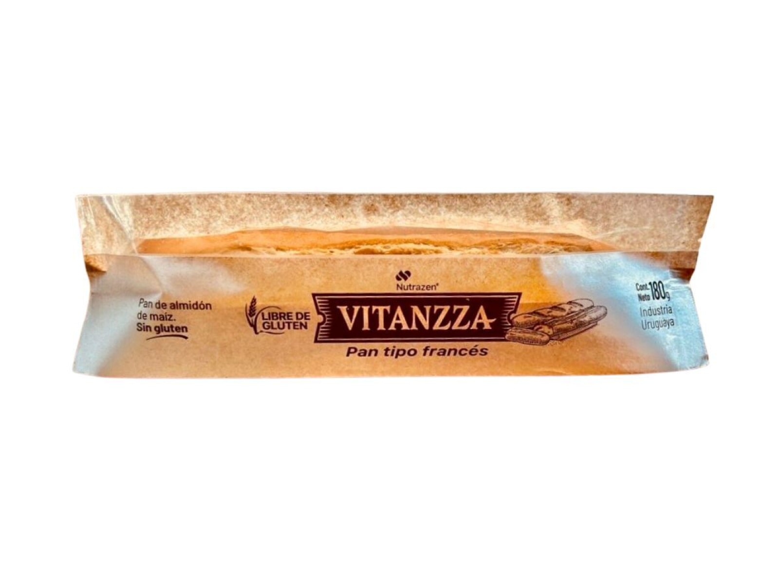 Pan frances s/gluten 180g Vitanzza 