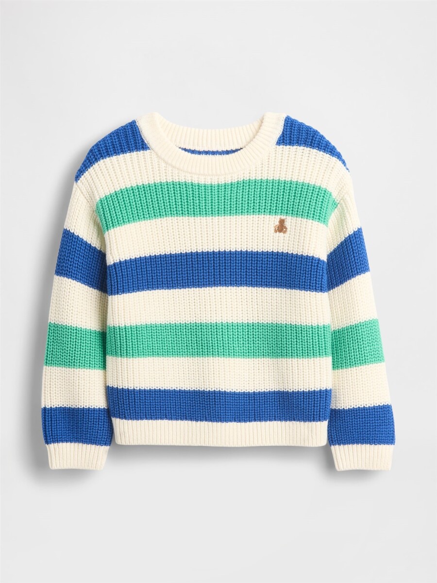Buzo Algodòn Brannan Toddler Niño - Navy Multi Stripe V2 