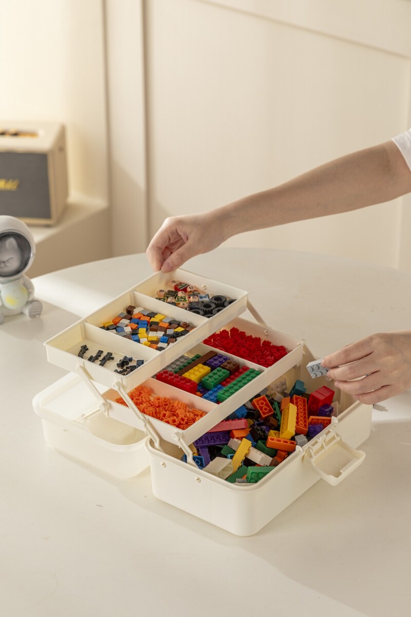 Organizador tipo botiquín L - blanco 