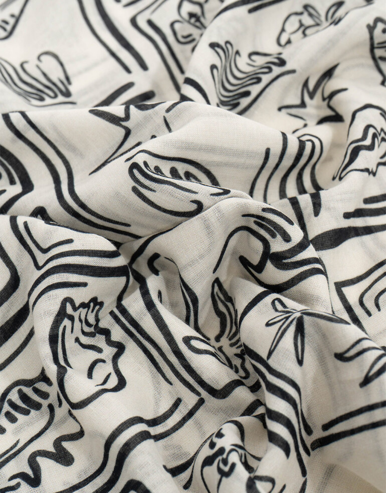 Pañuelos Raso Algodón Pañuelo De Algodón Orgánico - Combinacion Multicolor