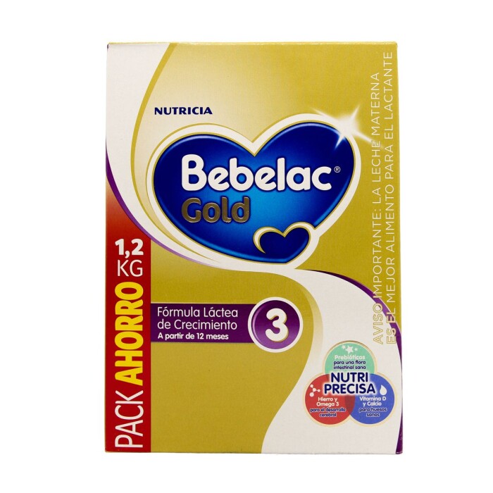 BEBELAC GOLD 3 POLVO AHORRO PACK X 1200 única