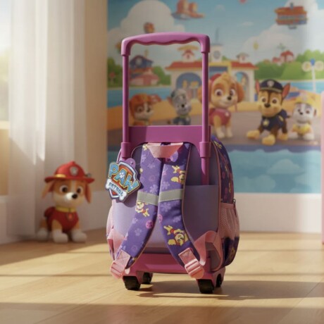 Mochila infantil con carro y patitas 30 cm Paw Patrol Rosa Mochila infantil con carro y patitas 30 cm Paw Patrol Rosa