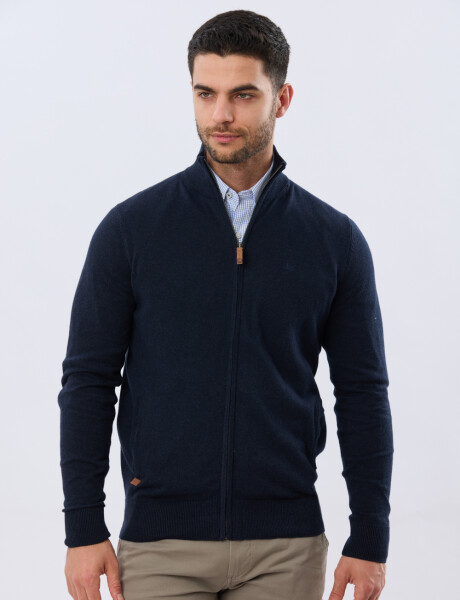 CAMPERA TEJIDA Azul