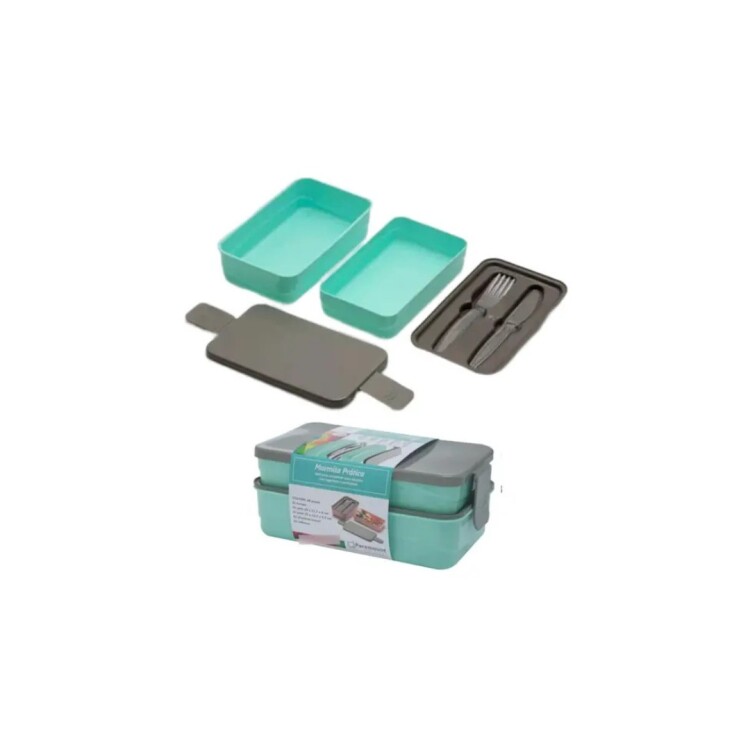 LUNCHERA VIANDA PRACTICA 23X13X9CM LUNCHERA VIANDA PRACTICA 23X13X9CM