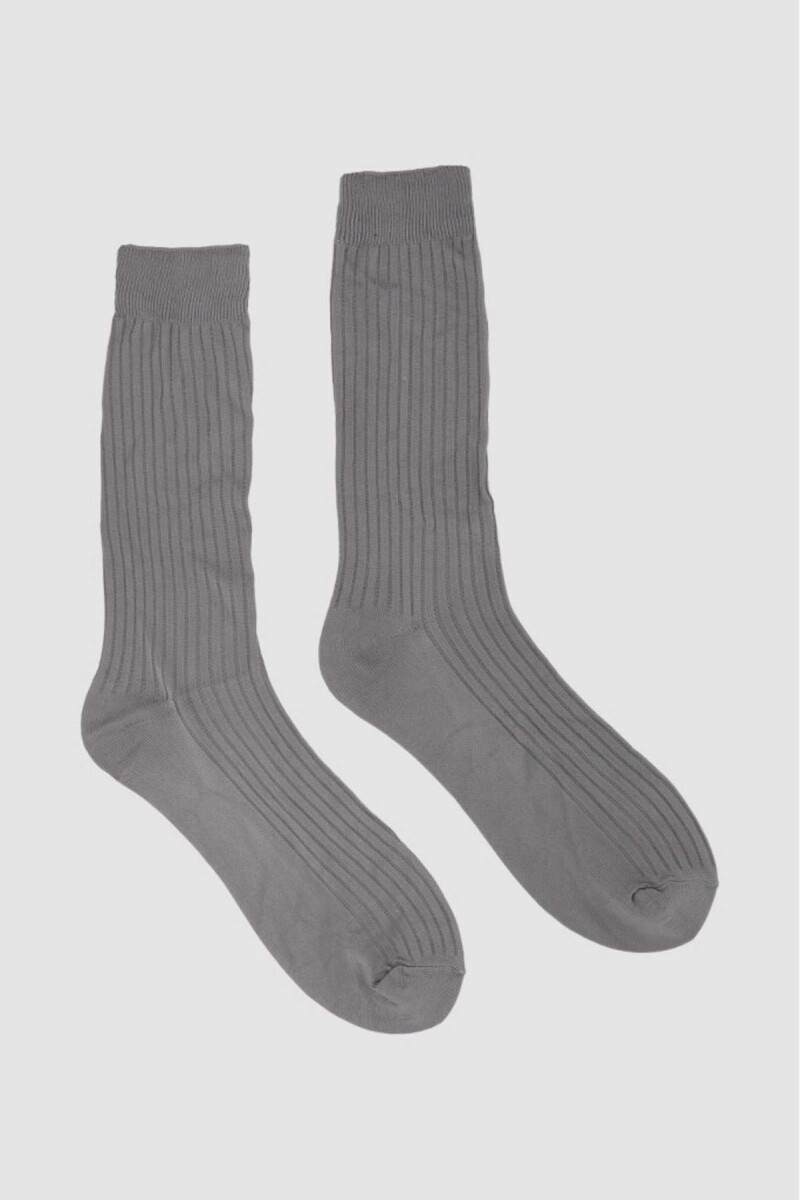 Medias de vestir sin elástico - Gris 