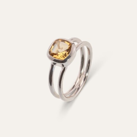 Anillo Champagne Citrino - Plata 925 Anillo Champagne Citrino - Plata 925