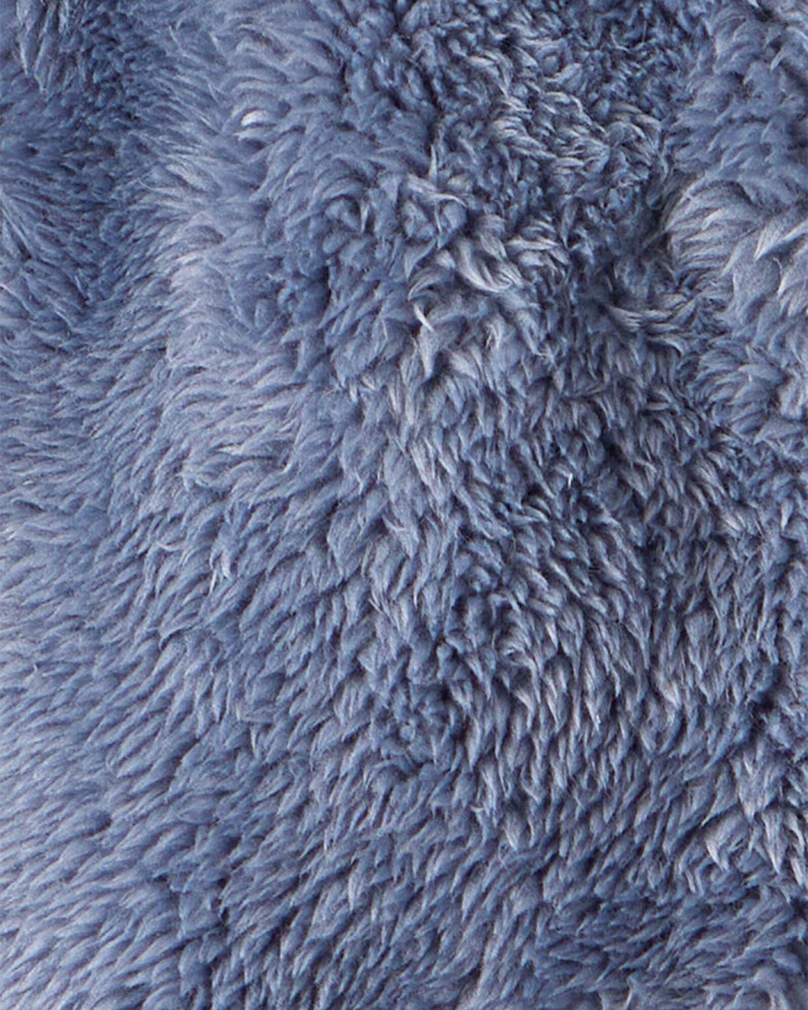 Campera de sherpa, con capucha, azul Campera de sherpa, con capucha, azul