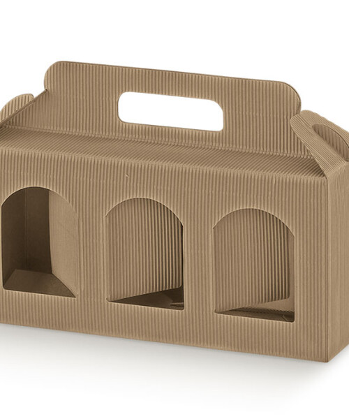 Caja corrugado 3 ventanas 31x10x12 - 35377 - AVANA Caja corrugado 3 ventanas 31x10x12 - 35377 - AVANA