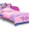 Cama de madera interactiva Minnie Mouse Disney rosa palido Cama de madera interactiva Minnie Mouse Disney rosa palido