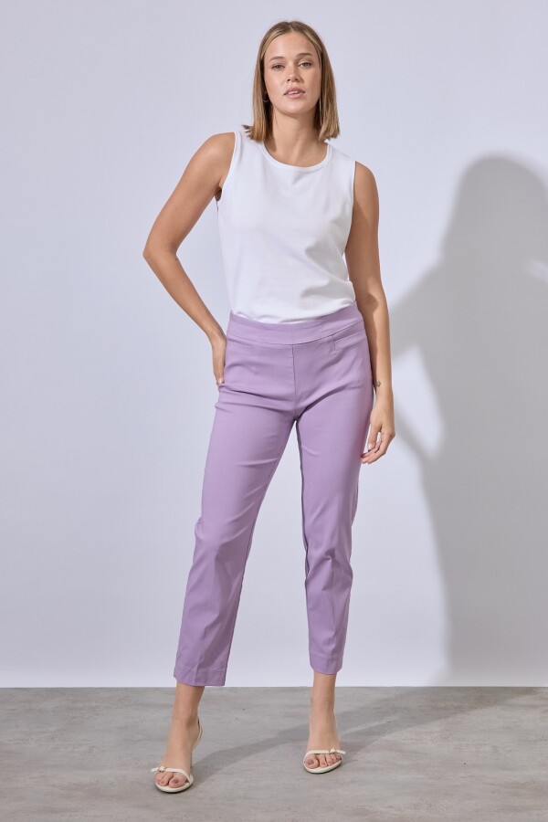 Pantalon Recto Modelador LAVANDA