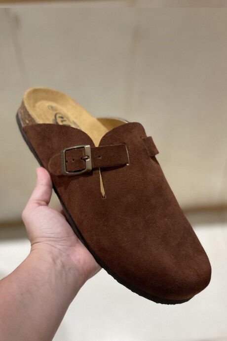 Zueco plakton hombre Chocolate
