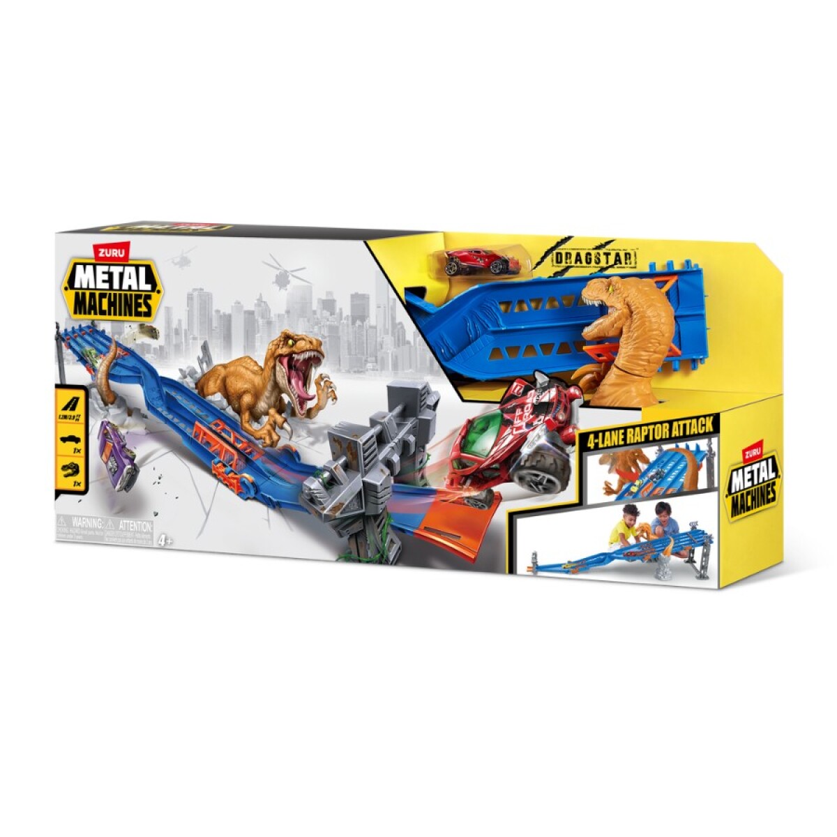 Pista Metal Machines 4 Carriles 