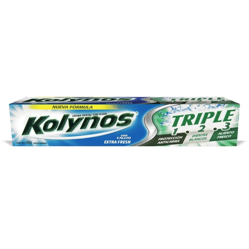 Pasta Dental Kolynos Triple 123 90 GR Pasta Dental Kolynos Triple 123 90 GR