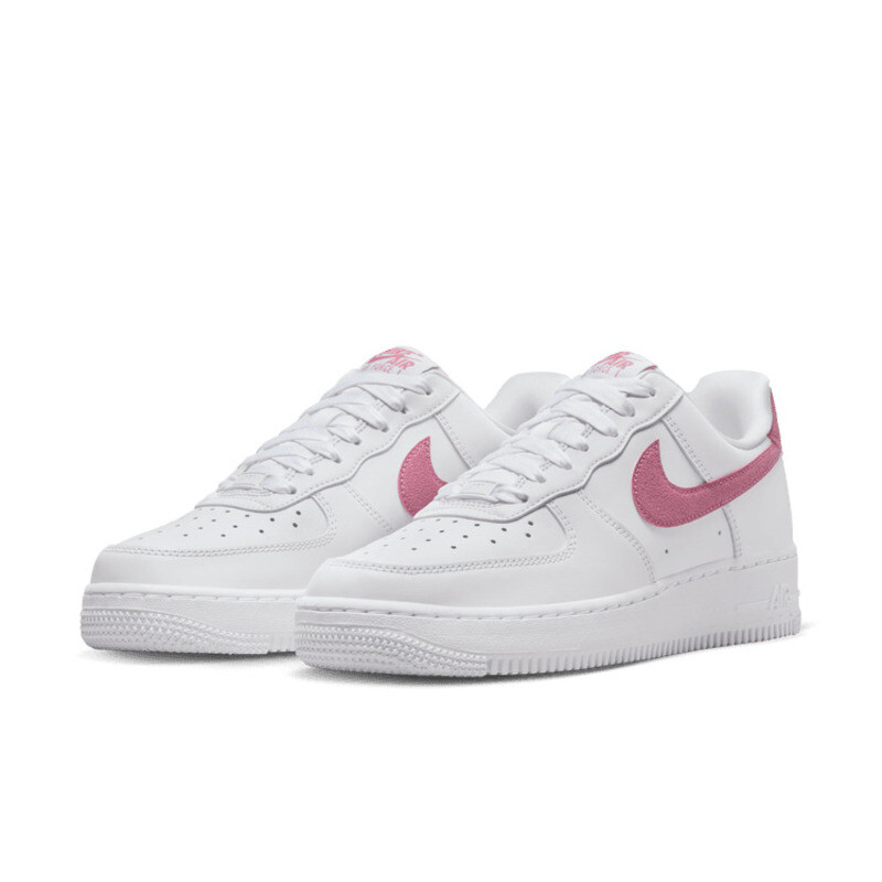 Calzado Nike Air Force 1 '07 de Mujer - DQ7569-101 Blanco-fucsia