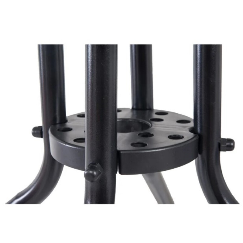 Mesa de exterior de hierro redonda negra 80 cm. Mesa de exterior de hierro redonda negra 80 cm.