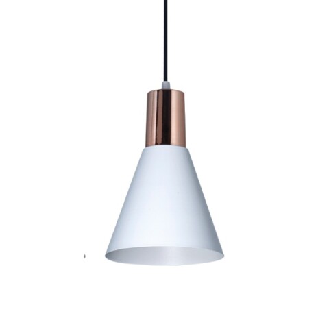 COLGANTE OSTENDE BLANCO Y COBRE COLGANTE OSTENDE BLANCO Y COBRE
