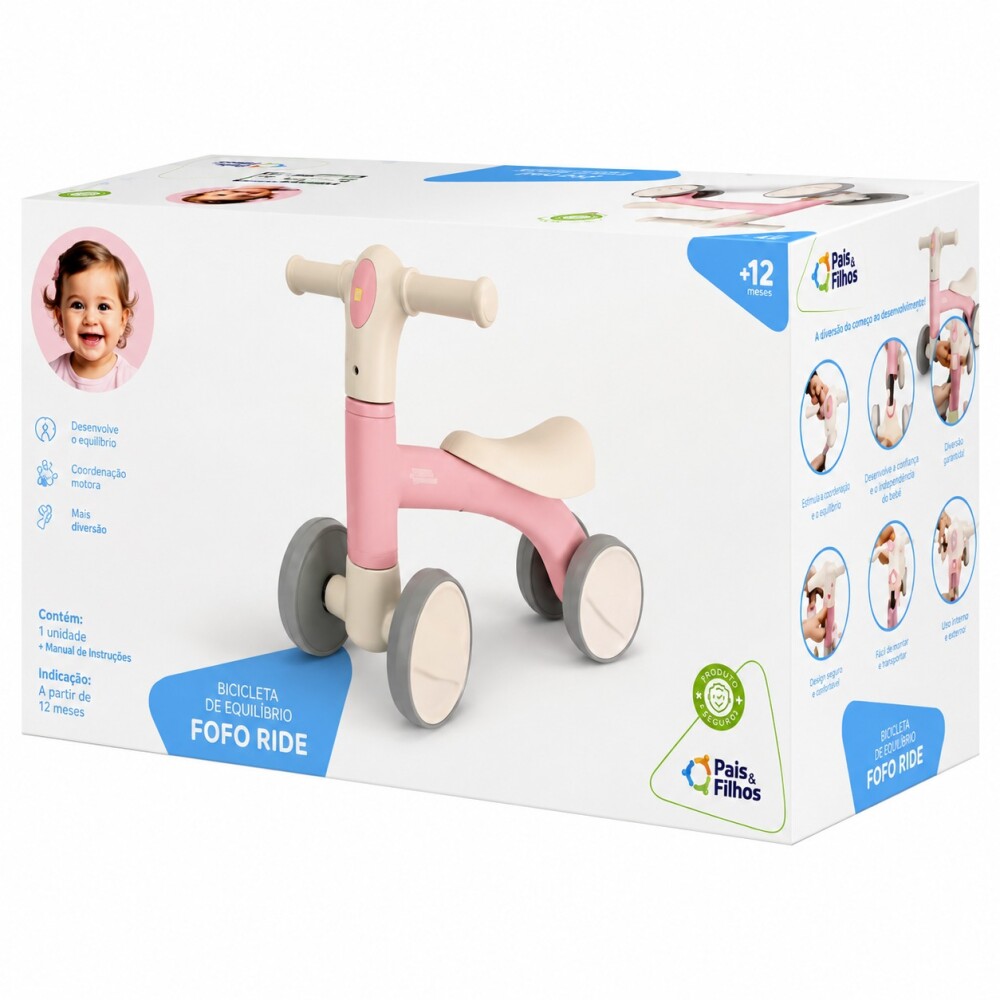 Bici mi primer BUGGY P&F rosado