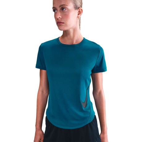 Remera Nike Tempo Swoosh Run Dri-Fit Sleeve Running Top de Mujer Verde