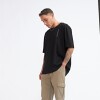 Remera Hombre M/C Alg.C/Estam.E/Espal.OversizeN+ Negro
