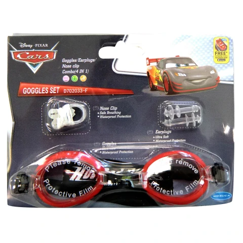 Lente de Natación de Lycra con Clip y Tapón - Disney Cars U