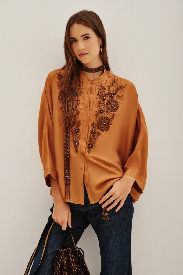 Camisa Sienna Ocre
