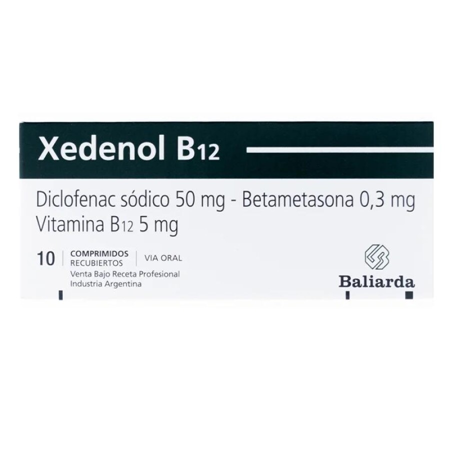 Xedenol B12 10 Comprimidos Xedenol B12 10 Comprimidos