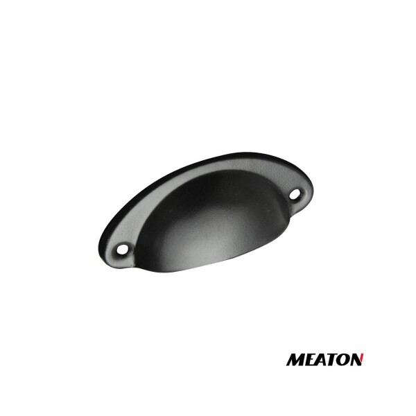 TIRADOR TIPO CONCHILLA NEGRO 64MM Tirador Tipo Conchilla Negro 64mm