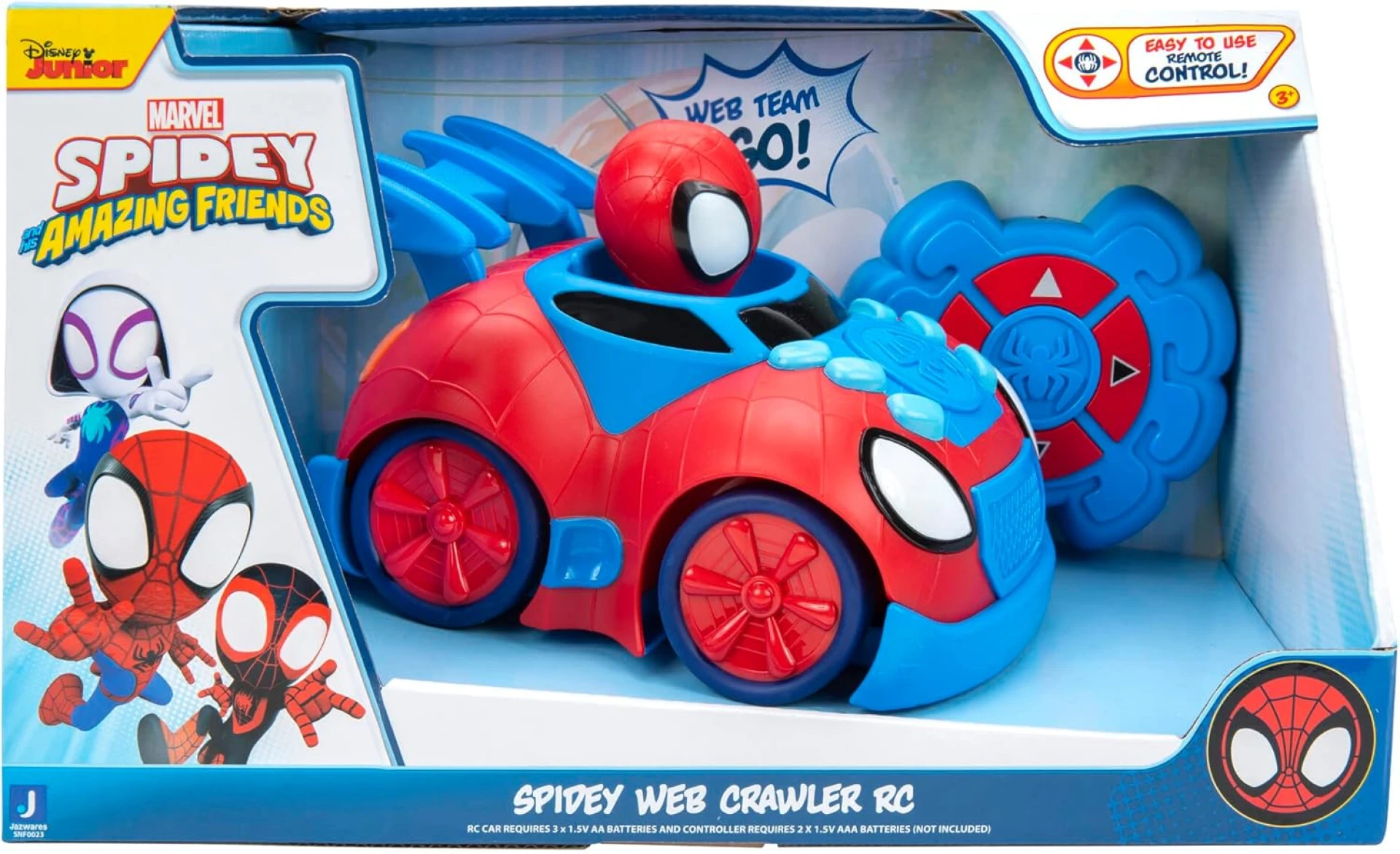 Autito de Juguete Spidey con Control Remoto 
